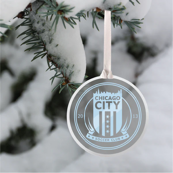 Limited Edition City 10 Year Anniversary Glass Ornament